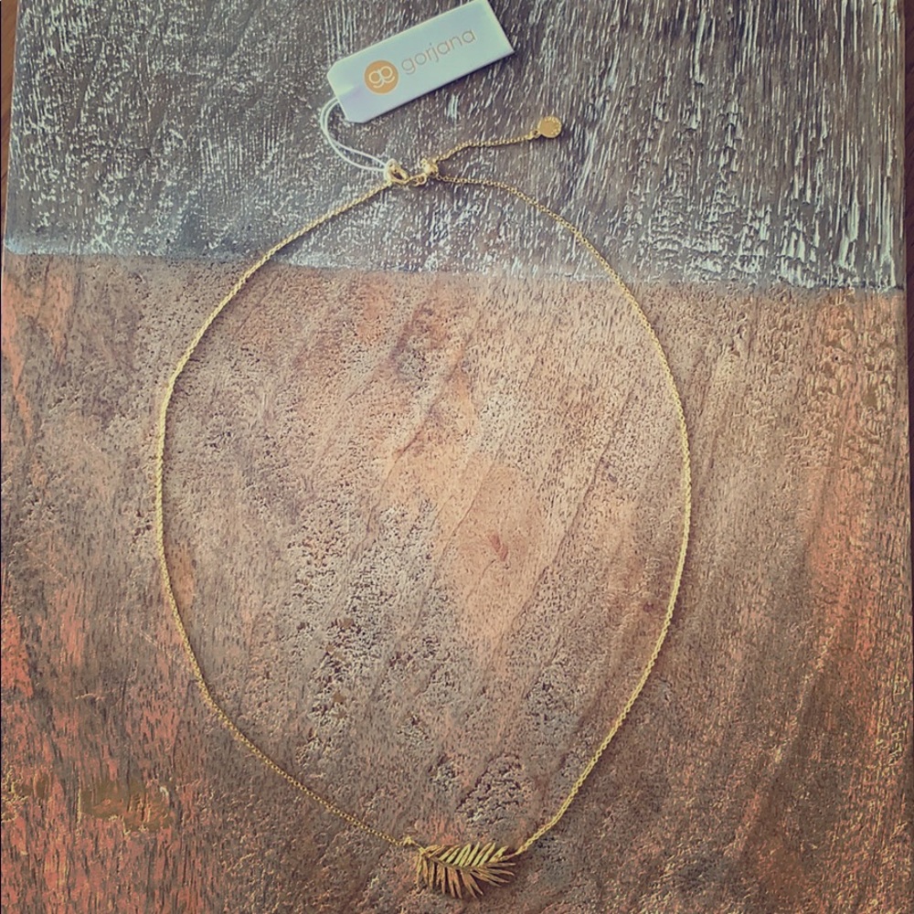 gorjana 🌿 “Leafy Palm” 🌿necklace ✨NEW✨